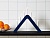 Декоративный светильник-горка JARVE, деревянный, синий, 7 тёплых белых ламп, 41х36 см, STAR trading