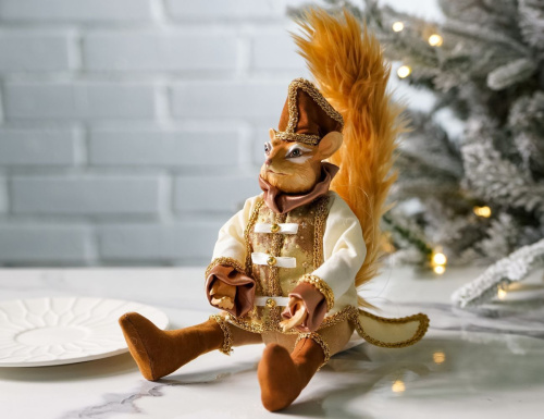 Ёлочная игрушка БЕЛКА-ФРАНТ, полистоун, полиэстер, 25 см, Winter Deco