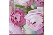 Подставки на пробке "Розовые розы" 29Х29 см (4 шт)
