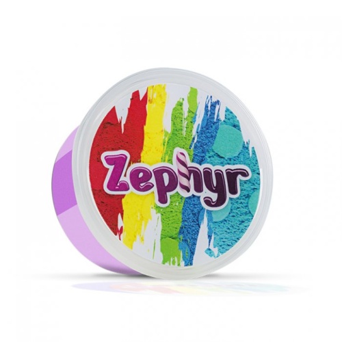 Кинетический пластилин Zephyr Шоу-Бокс - 12 банок из шести цветов фото 5