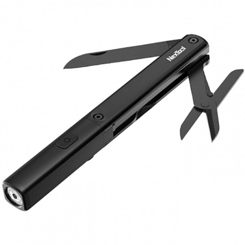 Мультитул-фонарь Nextool (Xiaomi) Pen Tool, аккумулятор, черный (NE20026)