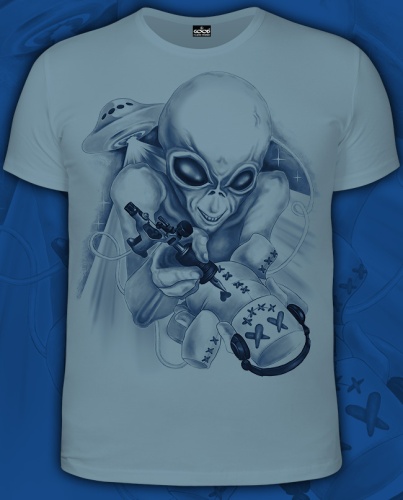 Мужская футболка"Alien Voodoo"