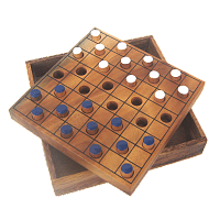 Checkers-Colored (цветные шашки) (Thai wood)