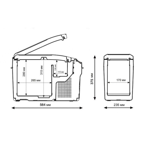 Автохолодильник компрессорный Indel B TB15 фото 8