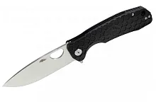 Нож Honey Badger Flipper L, D2 сатин, рукоять нейлон черный