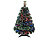 Светящаяся оптоволоконная елка EVERGREEN с белыми кончиками, с светодиодами, 61 см, батарейки, National Tree Company