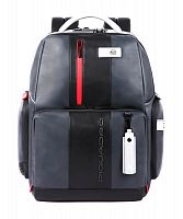 Рюкзак Piquadro Urban 15,6", серый/черный, 34x44x19,5 см