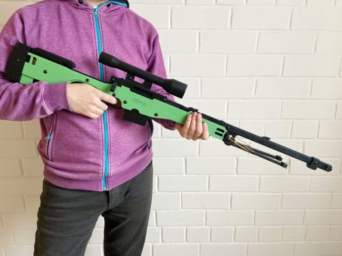 Резинкострел в сборе ARMA Снайперская Винтовка AWP CS:GO / КС ГО фото 3