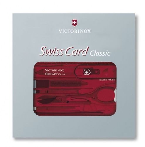Швейцарская карточка Victorinox SwissCard, красная, 0.7100.T фото 6