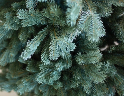 Искусственная голубая елка Бордо Люкс, ЛИТАЯ 100%, GREEN TREES фото 2