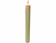 Свеча столовая "Элит", слоновая кость, тёплый белый LED-огонь колышущийся, 22 см, Peha Magic