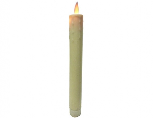 Свеча столовая "Элит", слоновая кость, тёплый белый LED-огонь колышущийся, 22 см, Peha Magic