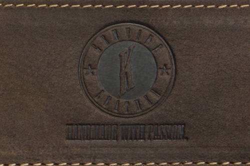 Бумажник Klondike Billy, коричневый, 11x8,5 см фото 6