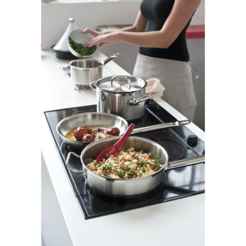 Кастрюля BEKA GRANDE TABLE 39 л (20 см) с матовой полировкой с полированной окантовкой, из нержавеющей стали, серого цвета фото 2