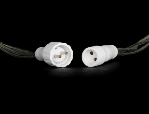 Светодиодная гирлянда 24V Quality Light Cap 10 м, 100 холодных белых LED ламп, прозрачный ПВХ, соединяемая, IP65, BEAUTY LED фото 2
