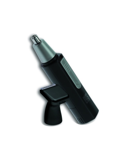 Триммер для носа и ушей Dewal Beauty Shot, 2 ножевых блока (от 1 батарейки АА), черный фото 2