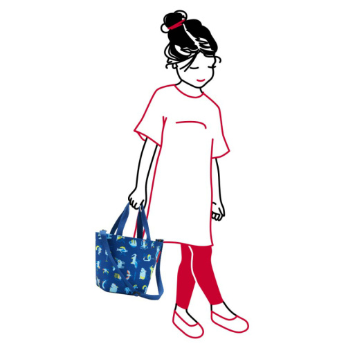 Сумка детская Shopper XS ABC friends blue фото 2
