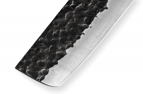 Набор: нож Samura накири Blacksmith, 16,8 см, гвоздичное масло, салфетка фото 2