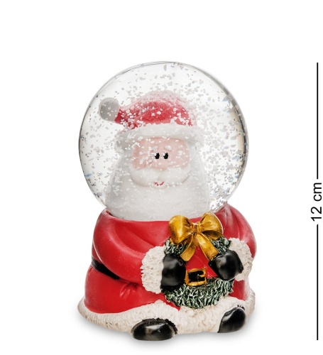 PM-53 Шар со снегом муз. с подсветкой «Санта Клаус»