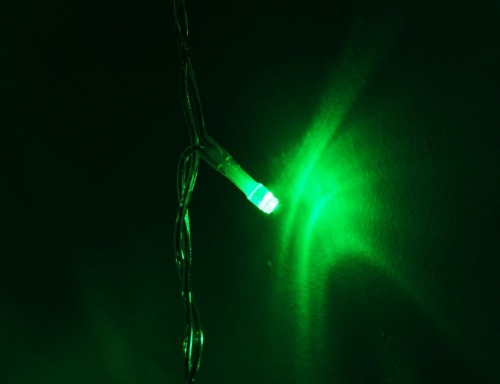 Светодиодный занавес "Хамелеон", 200 RGB LED, 1.5х2+1.5 м, коннектор, прозрачный провод, уличная, Rich LED фото 4