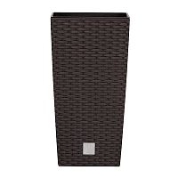 Кашпо из ротанга для цветов Prosperplast Rato Square 14+35 л