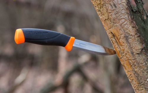 Нож Morakniv Companion F Serrated, нержавеющая сталь, оранжевый фото 8