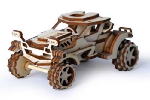 Конструктор 3D деревянный подвижный Lemmo Внедорожник Скорпион фото 2