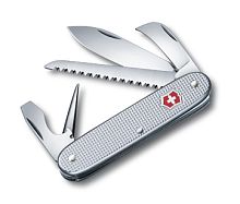 Нож Victorinox Pioneer, 93 мм, 7/8 функций, серебристый