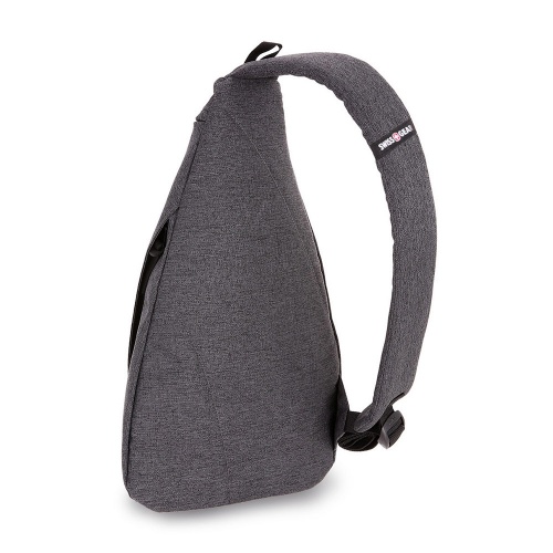 Рюкзак Swissgear, с одним плечевым ремнем, cерый, 25х15х45 см, 7 л фото 2