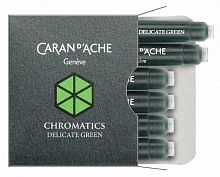 Carandache Чернила (картридж), зеленый, 6 шт в упаковке
