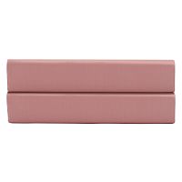 Простыня на резинке из сатина темно-розового цвета из коллекции essential, 200х200х30 см