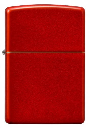 Зажигалка Zippo Classic, с покрытием Metallic Red, латунь/сталь, красная, матовая, 38x13x57 мм фото 2
