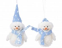 Ёлочная игрушка "Романтичный снеговичок", 14-20 см, разные модели, Kaemingk