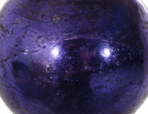 Винтажный ёлочный шар "Джолэнда", стекло, фиолетовый, SHISHI фото 2