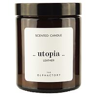 Свеча ароматическая the olphactory, utopia, leather