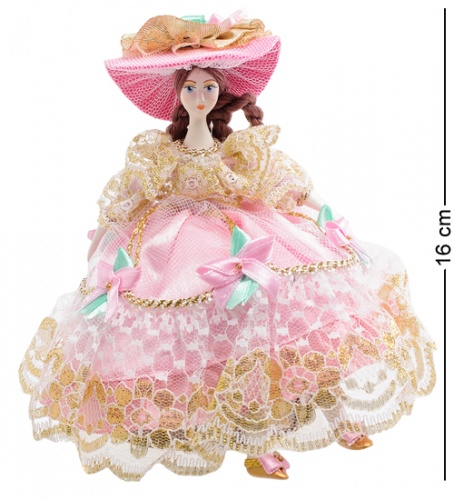 RK-730/ 1 Кукла-шкатулка "Дама в шляпке"