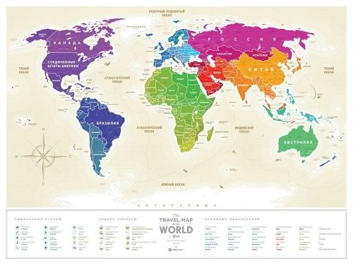 Карта travel map world фото 6