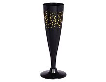 Набор пластиковых бокалов для шампанского MAGIC PARTY, чёрный, 150 мл (4 шт.), Koopman International