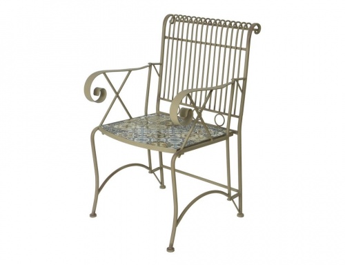 Садовое кресло "Тулуза", металл, мозаика, 57x46x90.5 см, Kaemingk