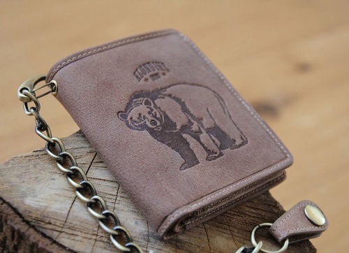 Бумажник Klondike Wayne Bear, коричневый, 10,5x12,5 см фото 14
