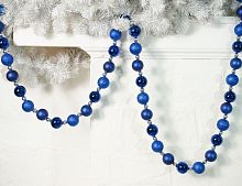 Бусы на ёлку НОВОГОДНЕЕ ОЖЕРЕЛЬЕ, пластик, голубые, 2-4 см, 208 см, Winter Deco