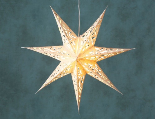 Подвесная звезда "Канти", бумага, 60 см, разные модели, Boltze фото 3