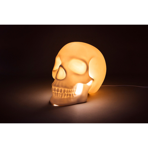 Лампа настольная suck uk, skull light фото 5