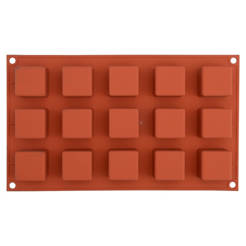 Форма для приготовления пирожных cube 3,5 х 3,5 см силиконовая фото 4
