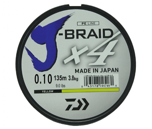 Леска плетеная Daiwa J-Braid X4 135м