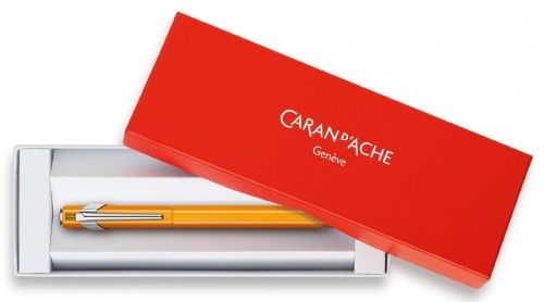 Carandache Office 849 Fluo - Yellow Green Fluo, перьевая ручка, F, подарочная коробка фото 2