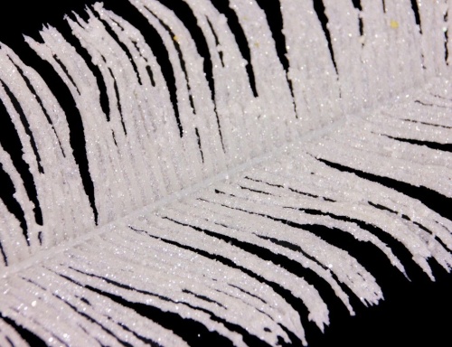 Декоративная ветка "Перо - мерцающая нежность", 78 см, Hogewoning фото 2