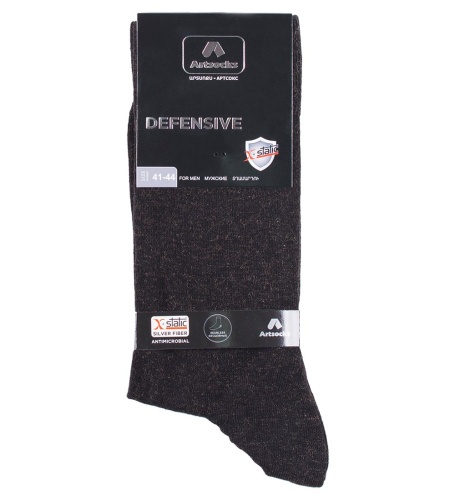 Носки мужские Defensive ASM-0019 (X-static) 41-44 черный (Artsocks) фото 2
