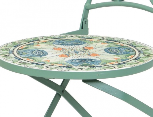 Садовый стул "Канкун", металл, мозаика, 39x46x93 см, Kaemingk фото 4