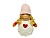 Ёлочная игрушка КУКЛА ЭРНА, (в розовой шапочке), полиэстер, 15 см, Kaemingk (Decoris)